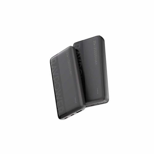 راف باور بكج بطاريتين بقوة 20 واط بسعة 10000 + 200...