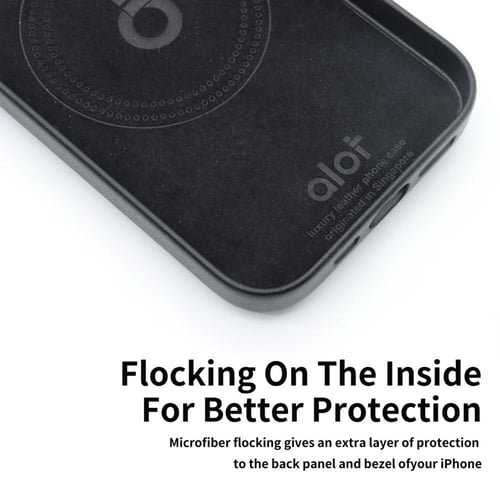 ألوت كفر حماية نوبل جلد ماج سيف مع اطار معدني نحاس...