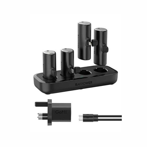 راف باور منصة 4 بطاريات بسعة 5000 ملي امبير بقوة 2...