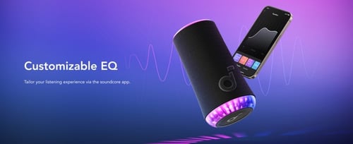 انكر مكبر صوت ساوندكور GLOW B2C - أسود