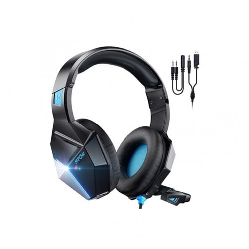 امباو سماعة رأس جيما سلكي - اسود وازرق