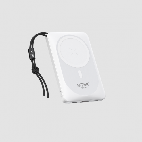 شاحن لاصق بسعة 10 الف امبير - ابيض