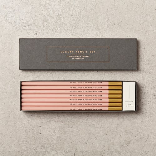 PALE PINK 6B PENCIL PACK BOXED