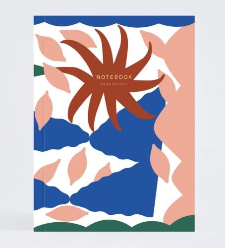 Abstract Composition Layflat Notebook