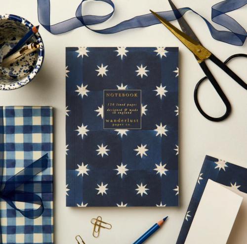 Navy Star Notebook