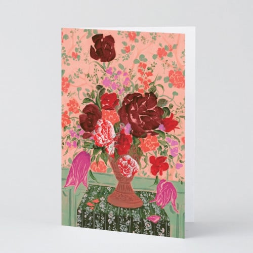 Red Bouquet Card