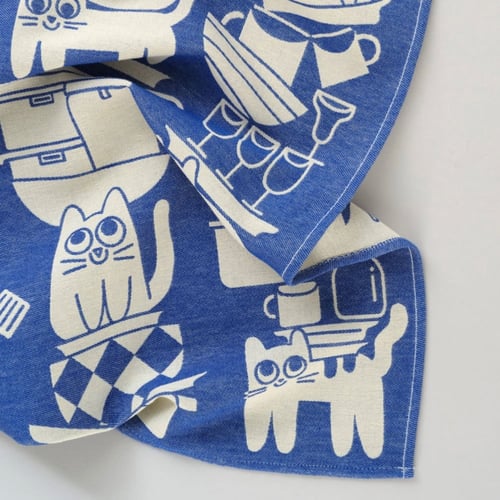 Kitchen Cats Tea Towel