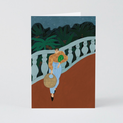 Watermelon Carrier Card