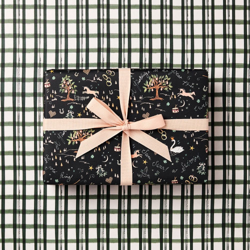 DAYS TEAL & GREEN CHECK DOUBLE SIDED WRAP