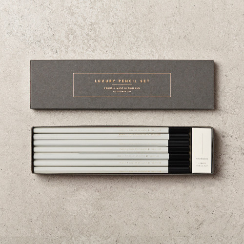 PALE GREY PENCIL PACK BOXED