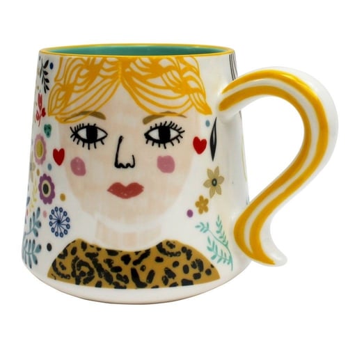 كوب برسمة بارزة - woman