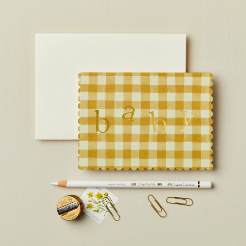Mustard Gingham - Baby