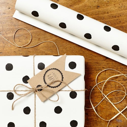 PAINTED POLKA DOT WRAP