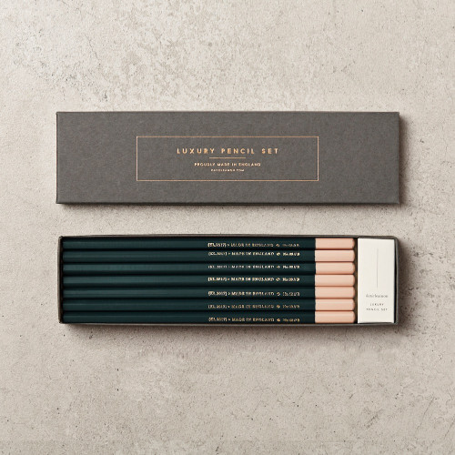 DARK GREEN B PENCIL PACK BOXED