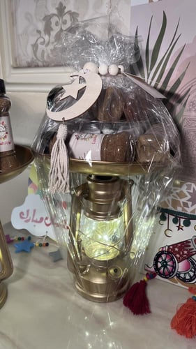 فانوس رمضان الذهبي ( مكون من ٥ انواع من البهارات ا...