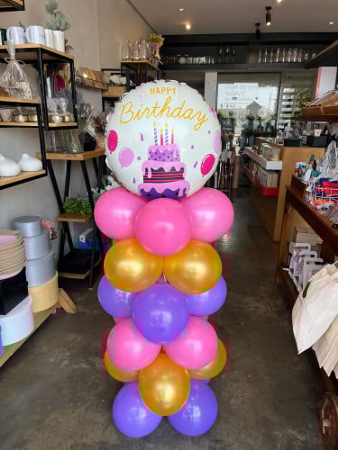 بالون فتاة الميلاد