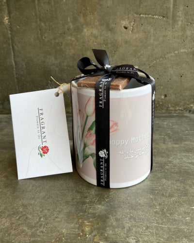 كوب يوم الام بالشوكولاتة