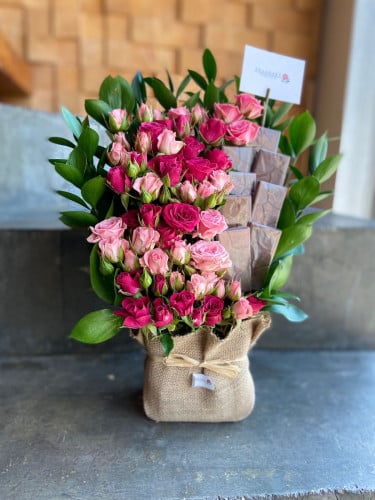 ورد مكس بالشوكولاته