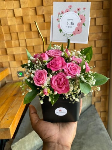 فازة ميني الميلاد بالشمعه