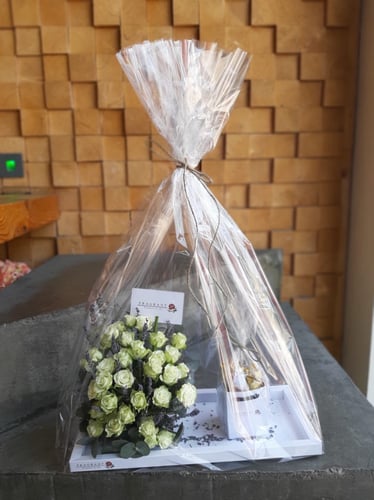 صينية الخزامى بالورد و الشوكولاته