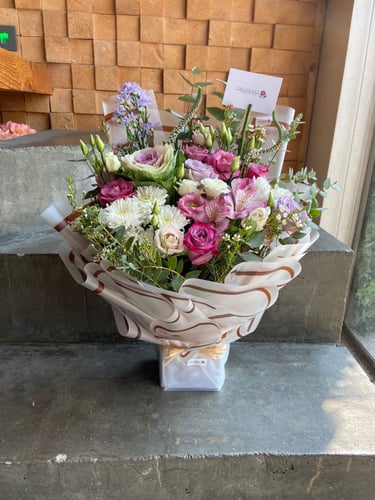 باقة اسفنجيه ملونة