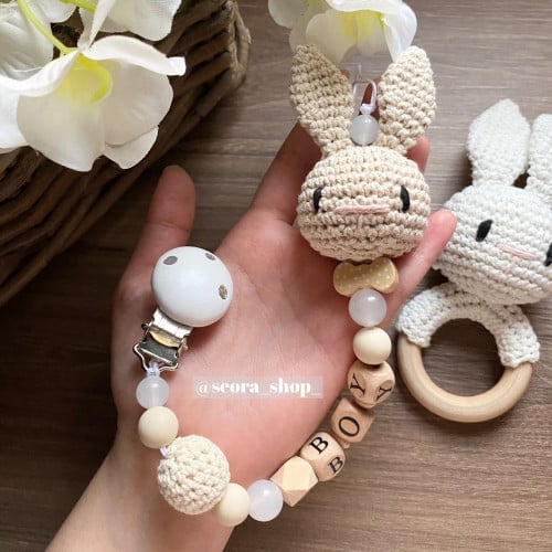 تعليقة لهايه بخرز كروشيه ومضيئ