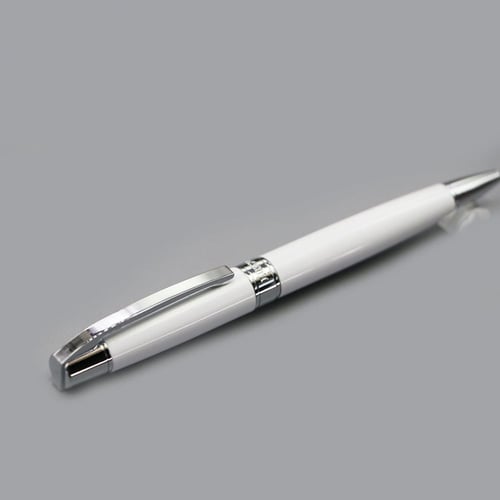 قلم لوسو ابيض&فضي