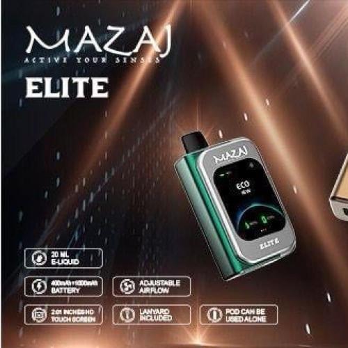 بطارية مزاج ايليت 20000 سحبة – Mazaj Elite Pod 20K