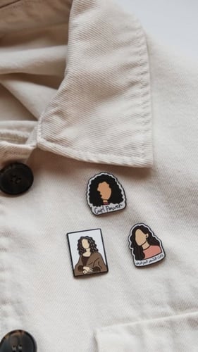 بروش الموناليزا بالشعر الكيرلي