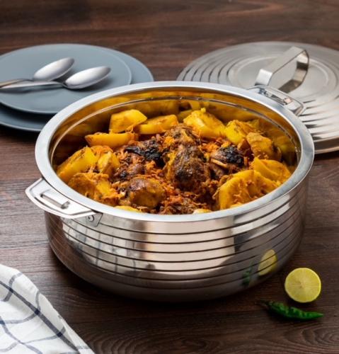 رز اصفر مبخر بالبطاطس والجزر المقرمش (كيلو لحم) -...