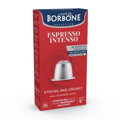 كبسولات قهوة بوربوني إيطالية إسبريسو مكثف - 10 كبس...