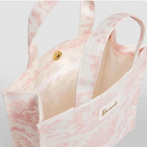 كيس وردي صغير هارودز Harrods