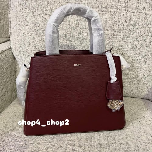 شنطة دكني عنابي DKNY