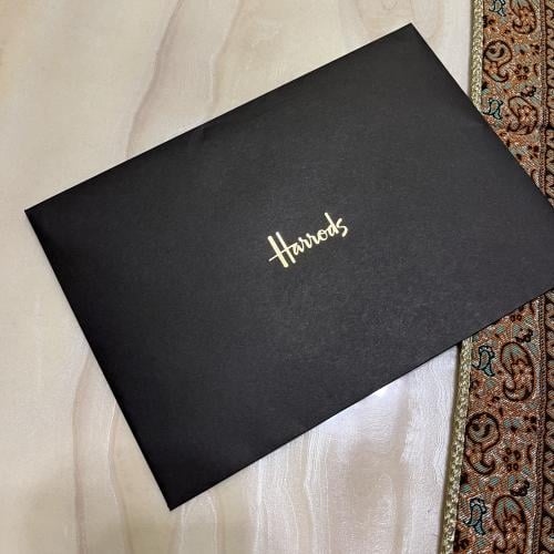 كرت اهداء هارودز - اسود