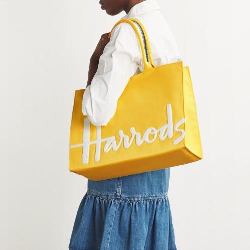 كيس كبير اصفر هارودز Harrods