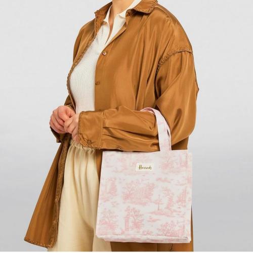 كيس وردي صغير هارودز Harrods