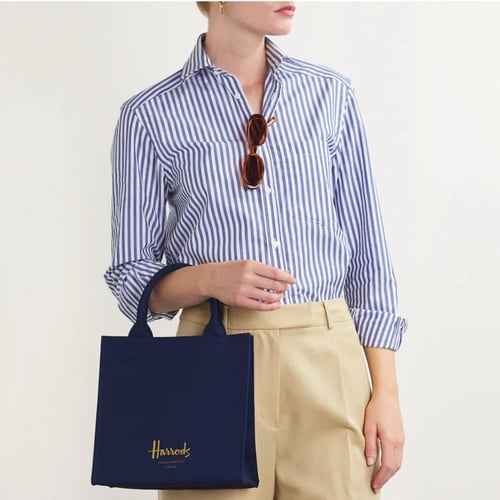 كيس صغير كحلي هارودز Harrods