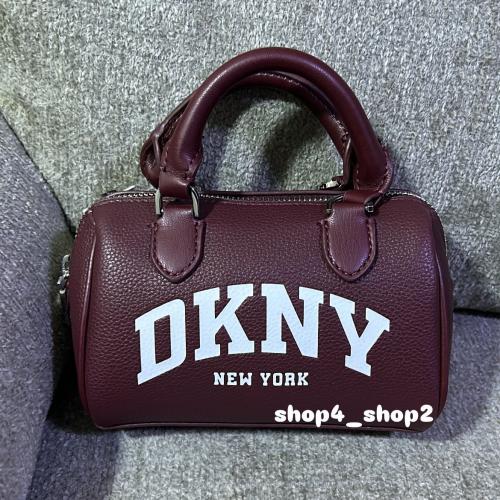 شنطة ميني عنابي دكني DKNY