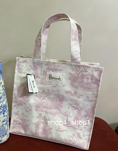 كيس وردي صغير هارودز Harrods