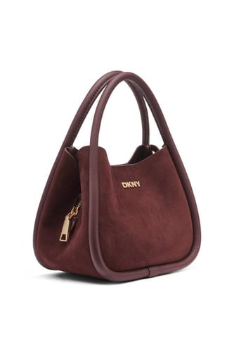 شنطة ميني عنابي دكني DKNY