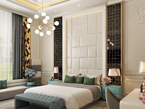 ديكورات جدارية خشبية فاخرة – مستطيلات