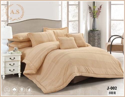 مفرش شتوي فاخر ماركة A-S مخمل على الوجهين