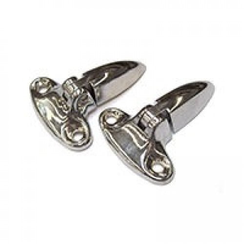 طقم مفصلات الباب الخلفي - كروم