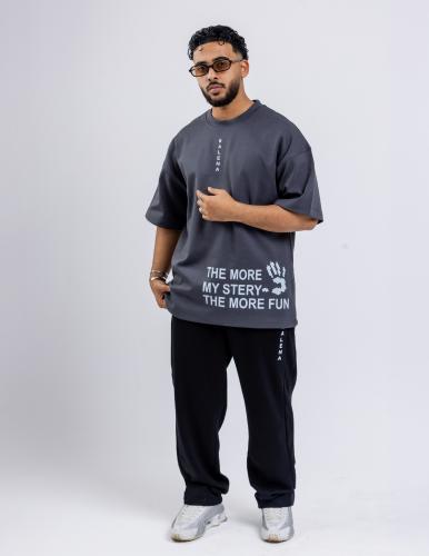 تيشرت رمادي - Gray T-shirt