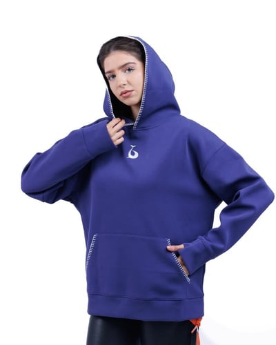 هودي أسود تطريز | Black embroidered hoodie
