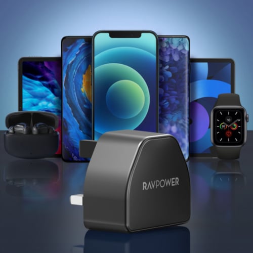 راف باور شاحن جداري بقوة 20 واط بمنفذ تايب سي