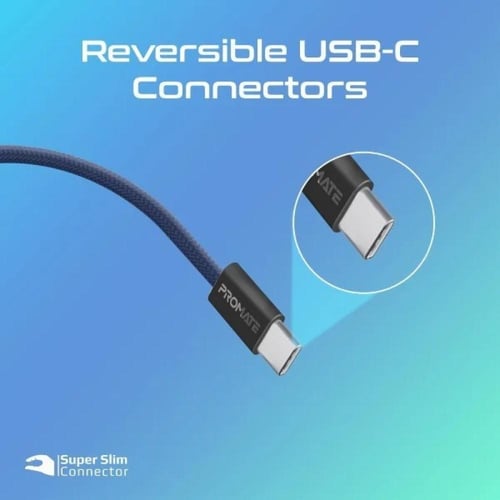 بروميت كيبل شاحن تايب سي USB-C طول 2 متر فائق الجو...