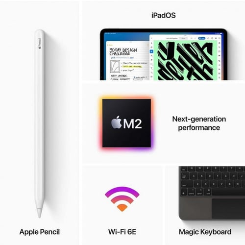 ايباد برو 12.9 ـ 2022 256 قيقا واي فاي رمادي