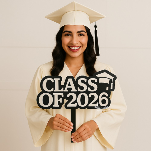 شارة التخرج CLASS OF 2026 - اكريليك