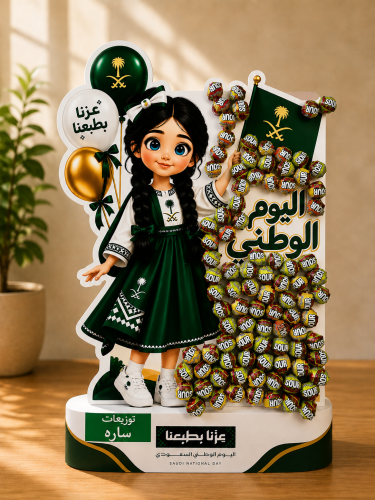 ستاند توزيعات حلاوة المصاص – بنت | اليوم الوطني